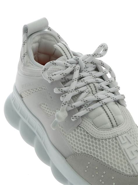 versace chain ai piedi bianche|Versace Sneaker Chain Reaction bianca. Donna .